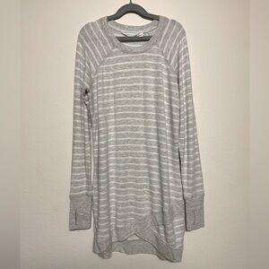 Athleta Striped Tunic Shirt
